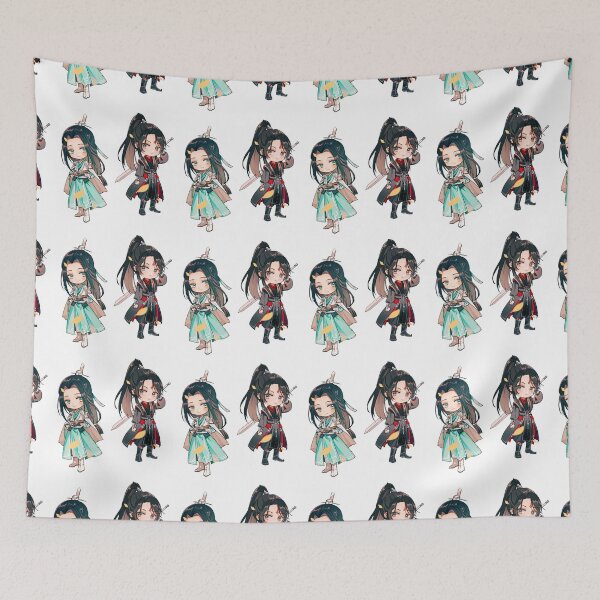 Item preview, SVSS - Scumbag villain Bingqiu - luo binghe and shen qingqiu cute chibi stickers pack designed and sold by Omagatoki.