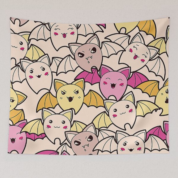 Item preview, halloween cute bats pattern for kids,girls designed and sold by cutecrazytshirt.