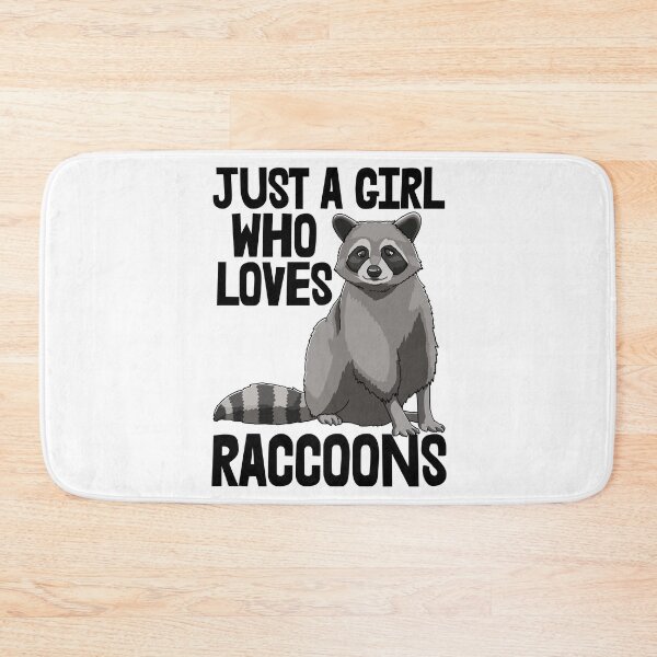 Item preview, Just A Girl Who Loves Raccoons designed and sold by Bendthetrend.
