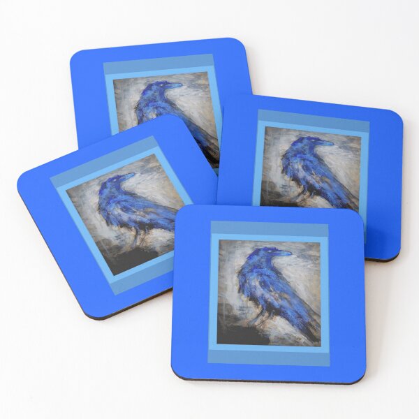 Item preview, AWESOME BLUE CROW ART DESIGN designed and sold by sharlesart.