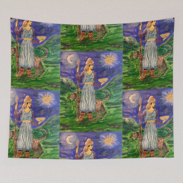 Item preview, Bendis, Thracian Goddess designed and sold by KRainbird.