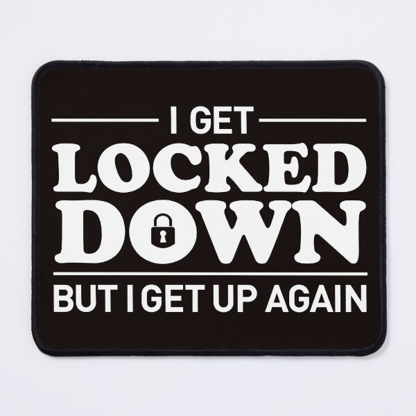 Item preview, i get knocked down but i get up again designed and sold by justplainwords.