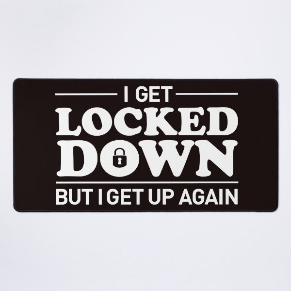 Item preview, i get knocked down but i get up again designed and sold by justplainwords.