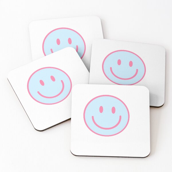 Item preview, Cute Smiley Face Blue and Pink designed and sold by MadeByAyla.