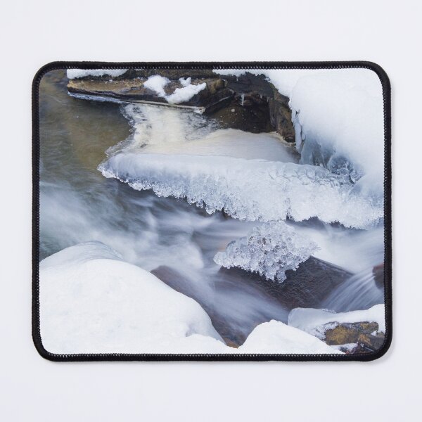Item preview, Ice in a south wales stream in winter designed and sold by iCimages.net.