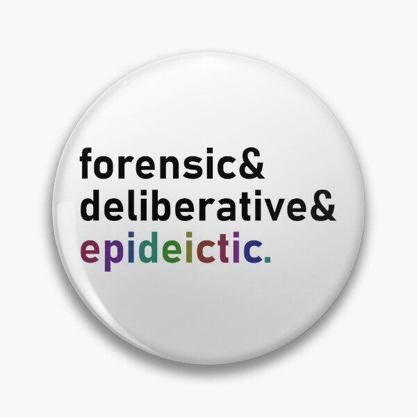 Item preview, Aristotle's Rhetorical Genres: Forensic, Deliberative, Epideictic designed and sold by rhetoricality.