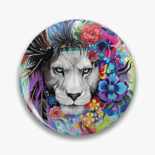Aperçu de l'œuvre Lion artistique indien créée et vendue par SKMAXX.