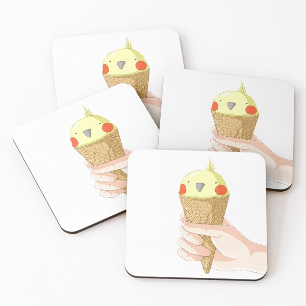 Item preview, Cockatiel Cone of Shame designed and sold by GudeGyoza.