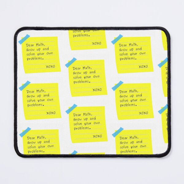 Item preview, Dear Math grow up and solve your own problems designed and sold by NikitaAg.