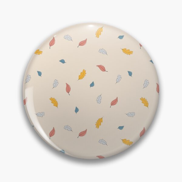 Item preview, Seamless autumn pattern of cute tiny orange, red, blue, and grey leaves stylized in a flat and doodle style in the light background. Hand-drawn leaf texture. designed and sold by BananiLettering.