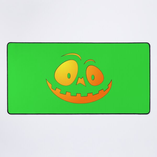 Item preview, Cheeky Pumpkin Face on Monster Green  designed and sold by Creepyhollow.