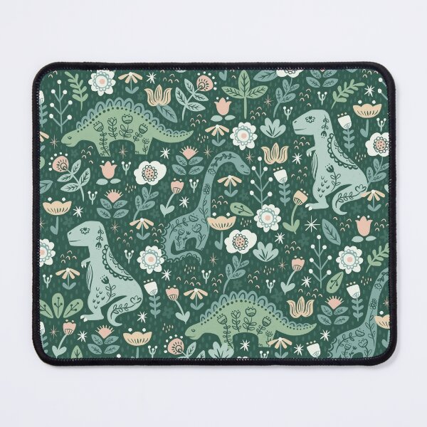Ethnic floral pattern floral mouse mat - TenStickers