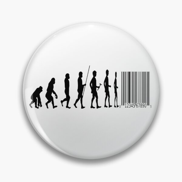 Item preview, Human Evolution to Digital ID QR Code Barre Code The New Normal designed and sold by LeNew.