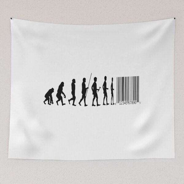 Item preview, Human Evolution to Digital ID QR Code Barre Code The New Normal designed and sold by LeNew.