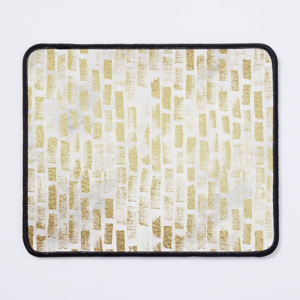 Item preview, Golden Minimalistic Brush Strokes Pattern designed and sold by SoccaTamam.
