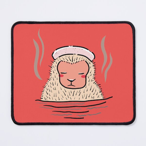 Item preview, Cute Japanese Snow Monkey drawing Illustration designed and sold by MariOyama.