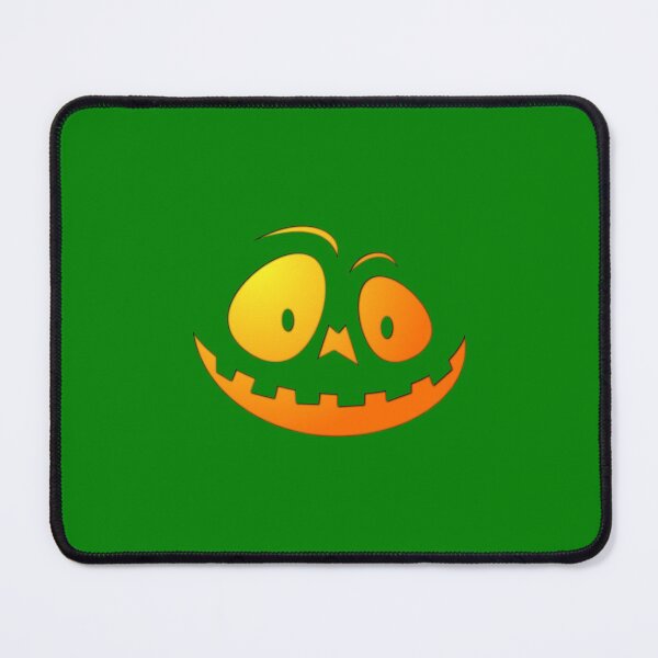 Item preview, Cheeky Pumpkin Face on Alien Green designed and sold by Creepyhollow.