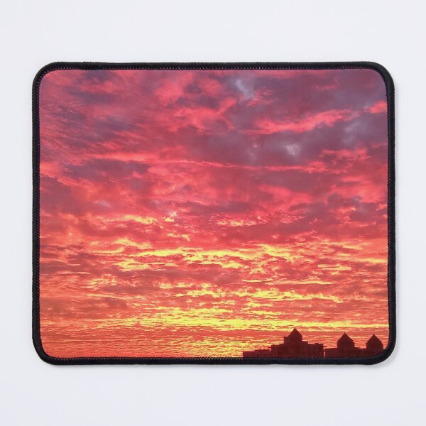 Item preview, Fiery Orange Cloudy December Skies designed and sold by NikitaAg.