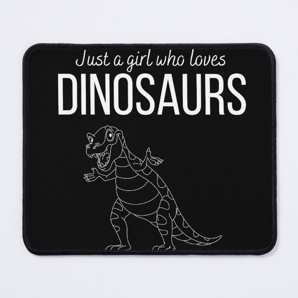 Item preview, Just a girl who loves dinosaurs- dinosaur line art designed and sold by NikitaAg.