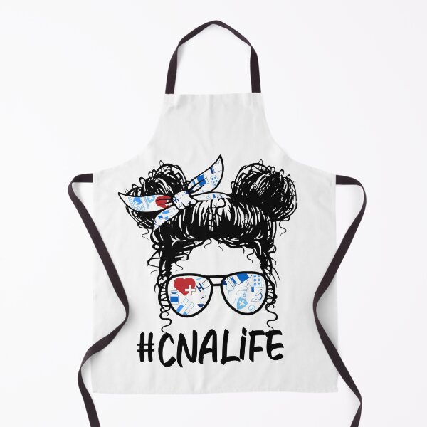 Item preview, Messy Hair Woman Bun CNA LIFE , Certified Nursing Life, Scrub Life Nursing designed and sold by ARTsPlural.