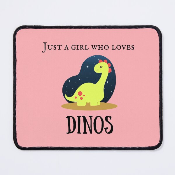 Item preview, Just a girl who loves dinos- dinosaur for girls designed and sold by NikitaAg.