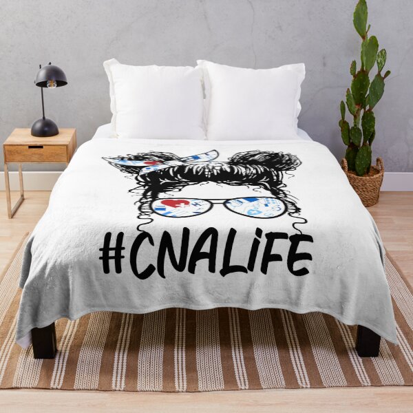 Item preview, Messy Hair Woman Bun CNA LIFE , Certified Nursing Life, Scrub Life Nursing designed and sold by ARTsPlural.