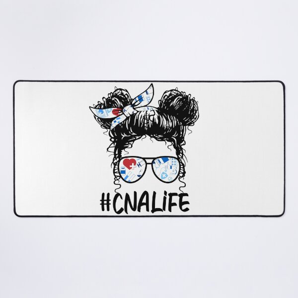 Item preview, Messy Hair Woman Bun CNA LIFE , Certified Nursing Life, Scrub Life Nursing designed and sold by ARTsPlural.