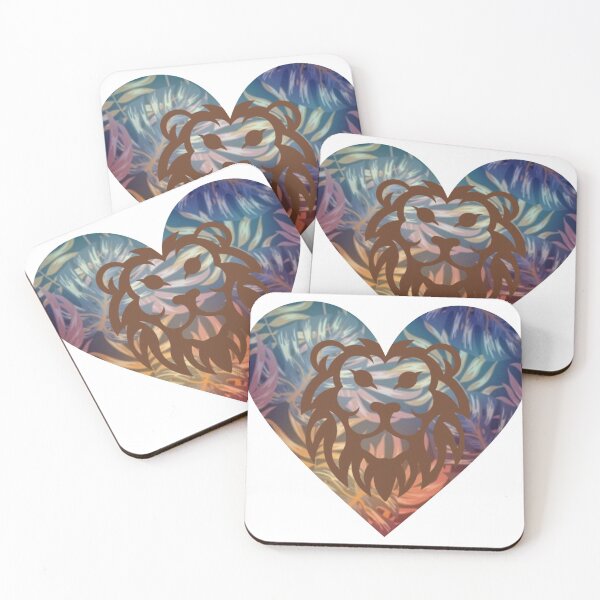Item preview, Multicolor artistic lion designed and sold by SKMAXX.