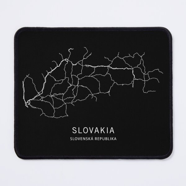 Item preview, Slovakia Road Map designed and sold by clarkstpress.