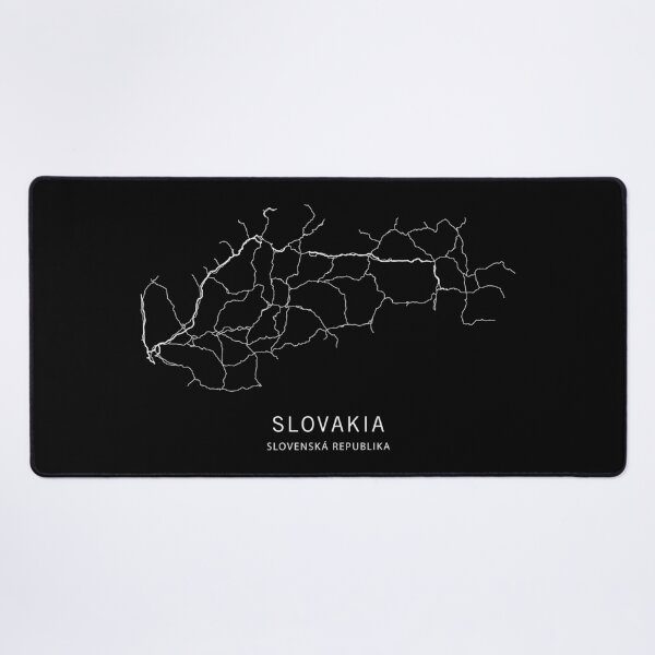 Item preview, Slovakia Road Map designed and sold by clarkstpress.