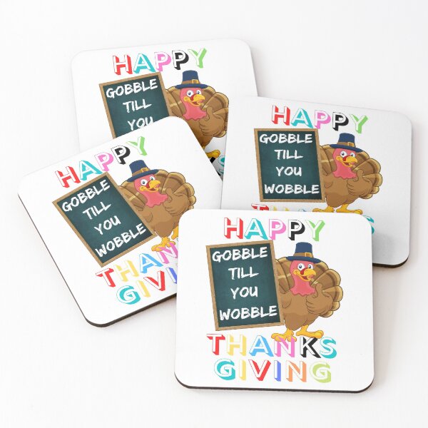 Item preview, GOBBLE TILL YOU WOBBLE, GRATEFUL, BLESSED, THANKSGIVING DINNER, BOUNTIFUL, TURKEY DINNER designed and sold by R B Chrystal.