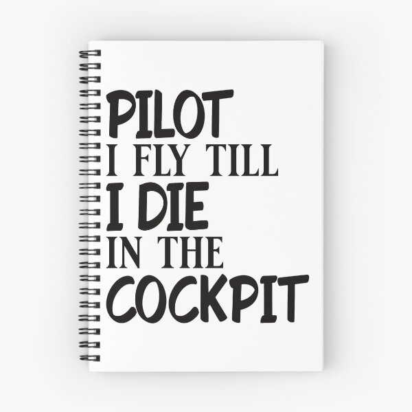 Item preview, Pilot I fly till I die in the cockpit designed and sold by LaawoopX.