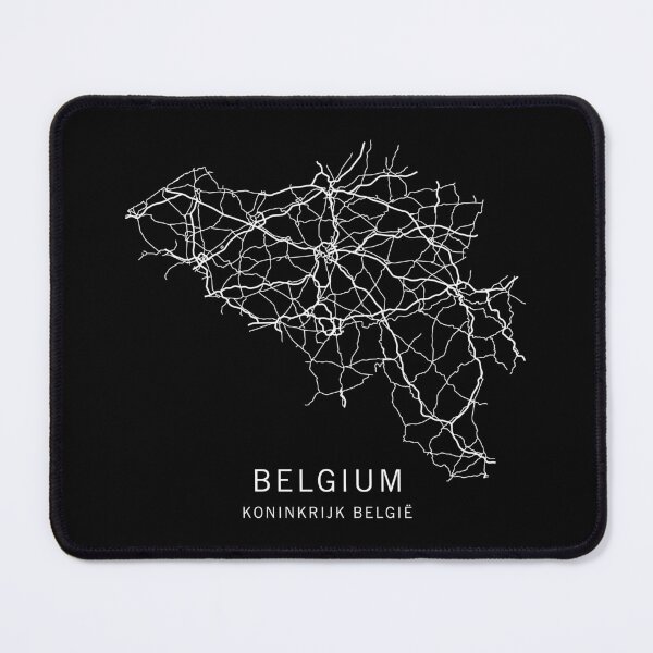 Item preview, Belgium Road Map  designed and sold by clarkstpress.