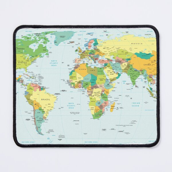 Item preview, World map tshirt mens, world map tshirt womens designed and sold by NikitaAg.