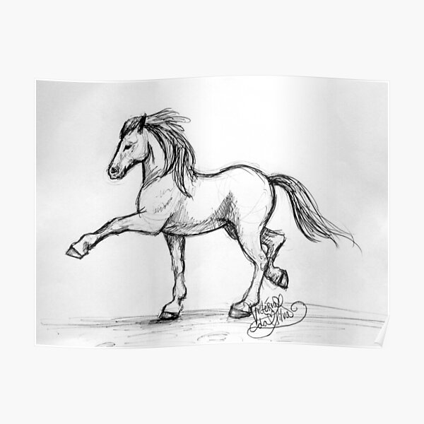Prancing Horse Poster