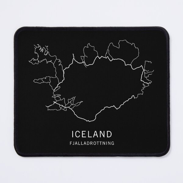 Item preview, Iceland Road Map designed and sold by clarkstpress.