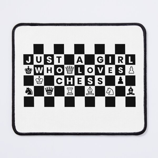 Item preview, Just A Girl Who Loves Chess designed and sold by ProArtzilla.