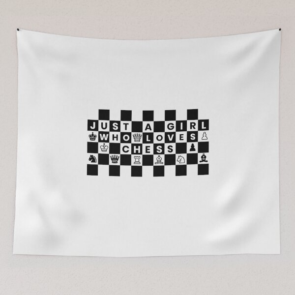 Item preview, Just A Girl Who Loves Chess designed and sold by ProArtzilla.