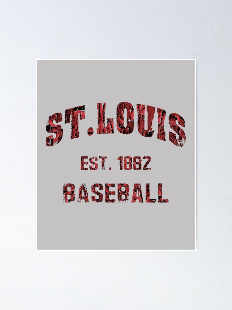 St. Louis Cardinals Baseball EST 1882 Logo Team T-Shirt Gift For Fans