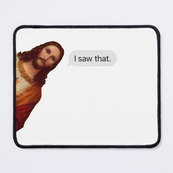 Item preview, Jesus I saw that text designed and sold by elliebrown1120.