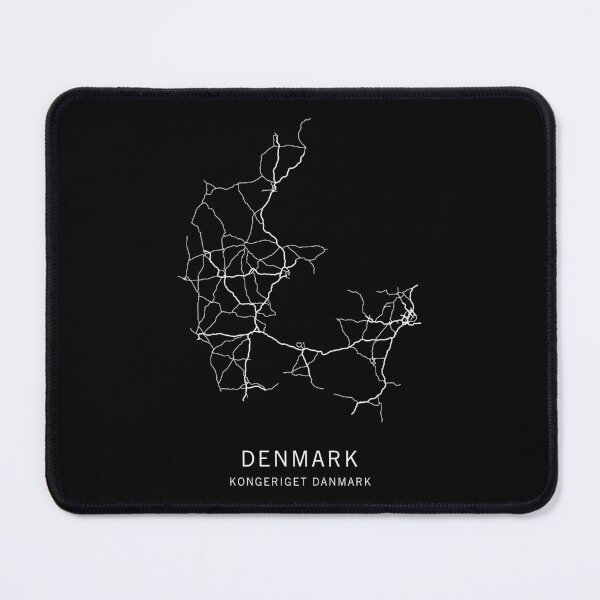 Item preview, Denmark Road Map  designed and sold by clarkstpress.