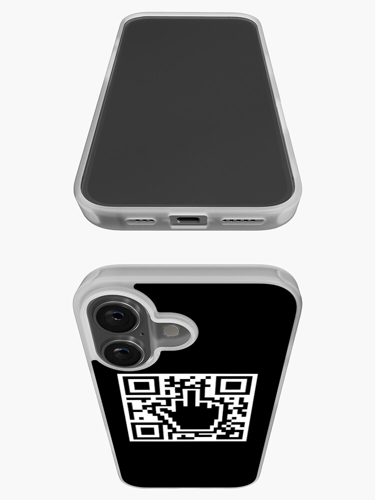 QR Code Middle Finger Green Pass - Scan Here