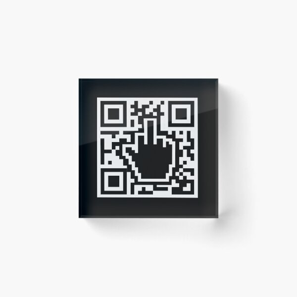 Item preview, QR Code Middle Finger Green Pass - Scan Here designed and sold by Shirt-Designs.