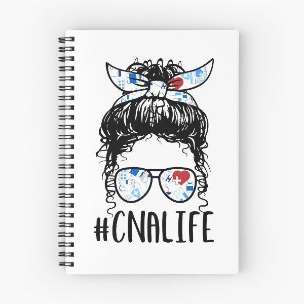 Item preview, Messy Hair Woman Bun CNA LIFE , Certified Nursing Assisting Life, Nursing designed and sold by ARTsPlural.