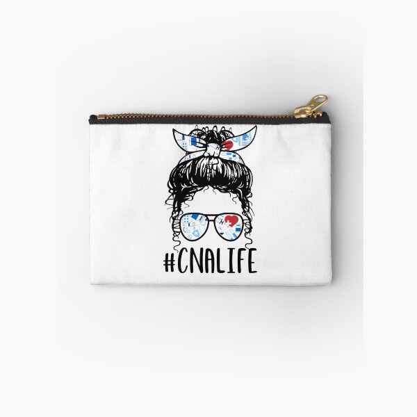 Item preview, Messy Hair Woman Bun CNA LIFE , Certified Nursing Assisting Life, Nursing designed and sold by ARTsPlural.