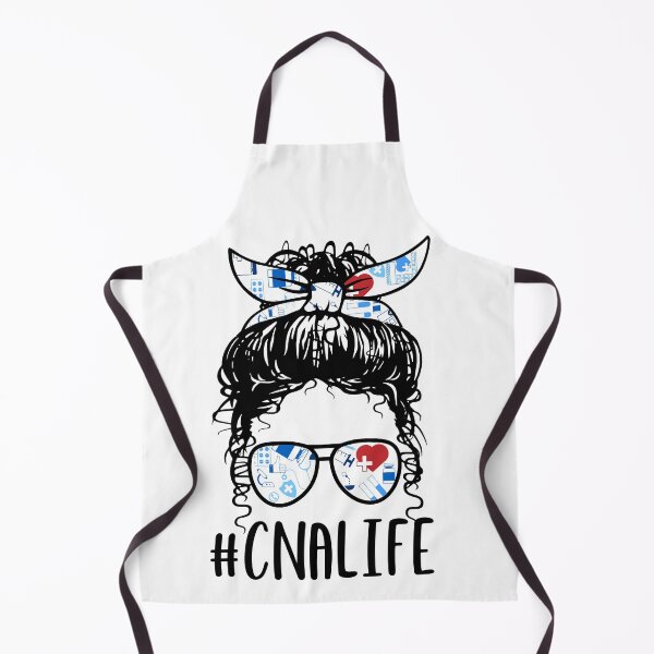 Item preview, Messy Hair Woman Bun CNA LIFE , Certified Nursing Assisting Life, Nursing designed and sold by ARTsPlural.
