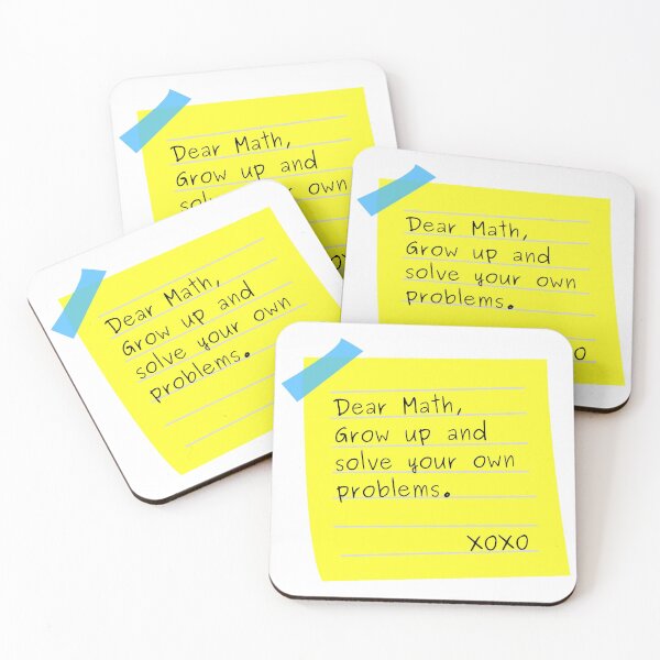 Item preview, Dear Math grow up and solve your own problems designed and sold by NikitaAg.