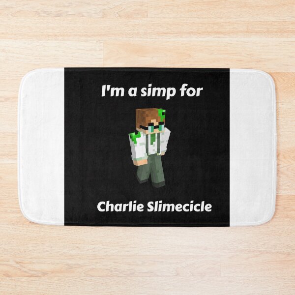Item preview, I'm a simp for Charlie Slimecicle (Black Base) designed and sold by thecorvidking.
