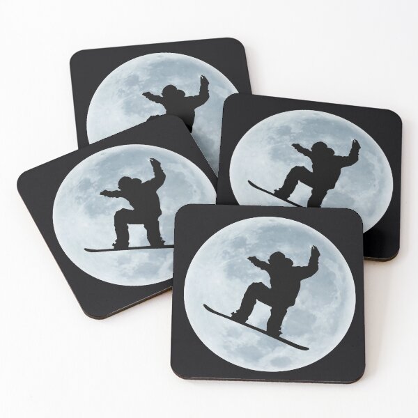 Item preview, Snowboarder Moon Shot designed and sold by GreatWest.