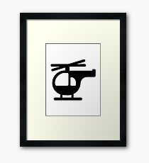 Helicopter Framed Print